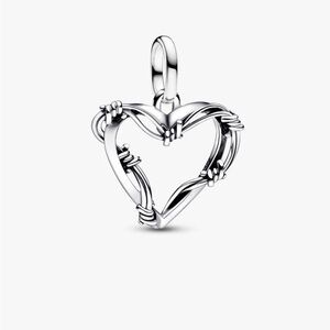 Pandora Wire Heart Medallion Charm